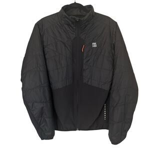 Duluth Trading Company Men's Jet Black AKHG Outer Limit Hybrid Jacket Medium Reg